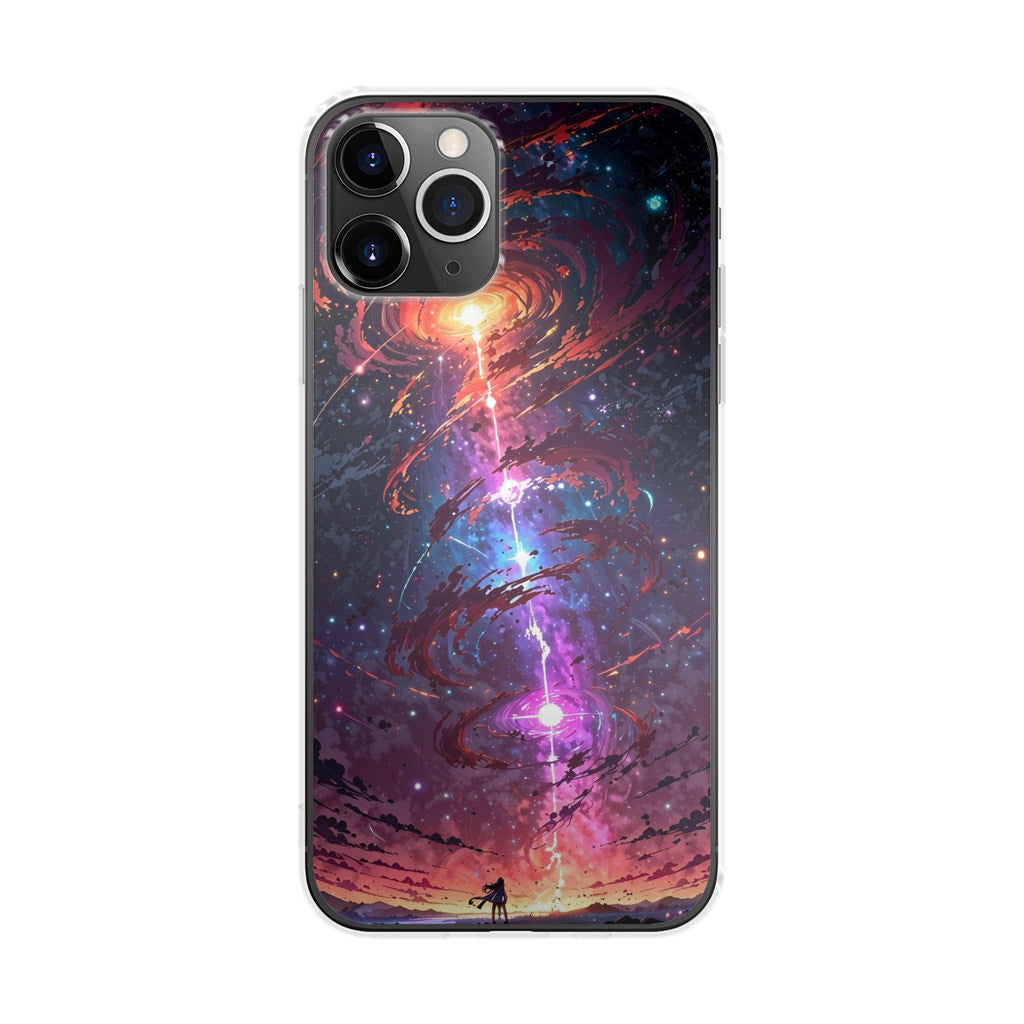 Stargazer at the Axis of Creation iPhone 11 Pro Case