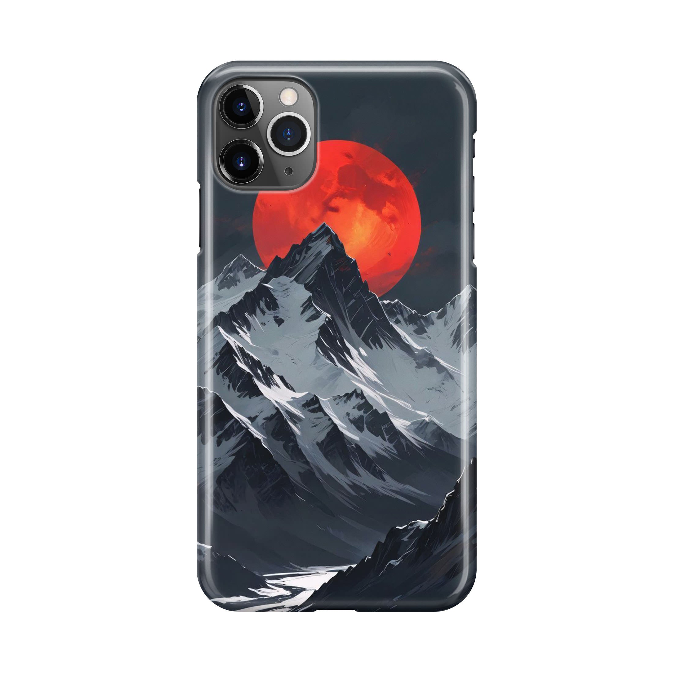 Crimson Eclipse The Mountain iPhone 11 Pro Case