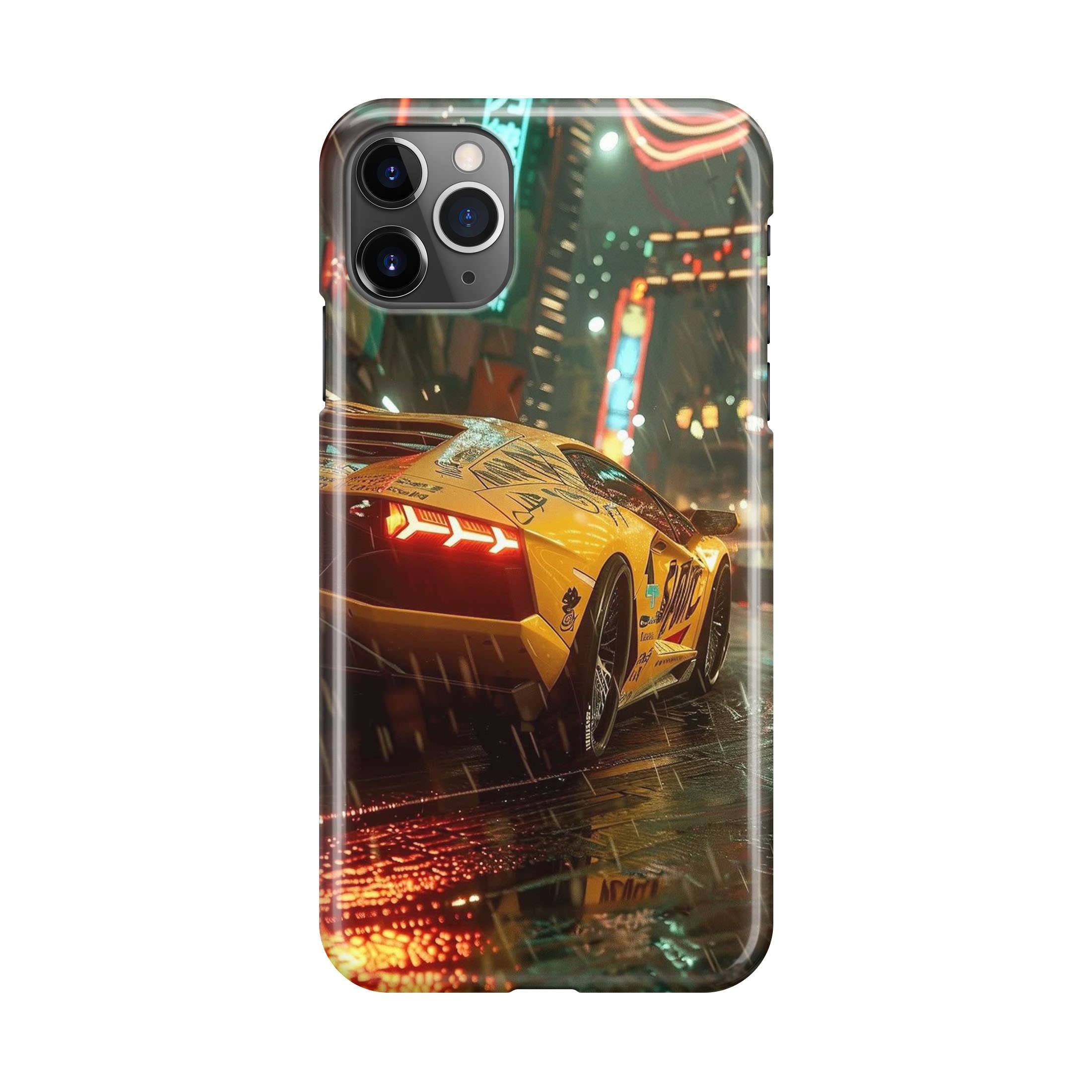 Night Drift Thunder Neon Streets iPhone 11 Pro Max Hülle