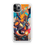 Charizard Inferno on Canvas iPhone 11 Pro Max Case