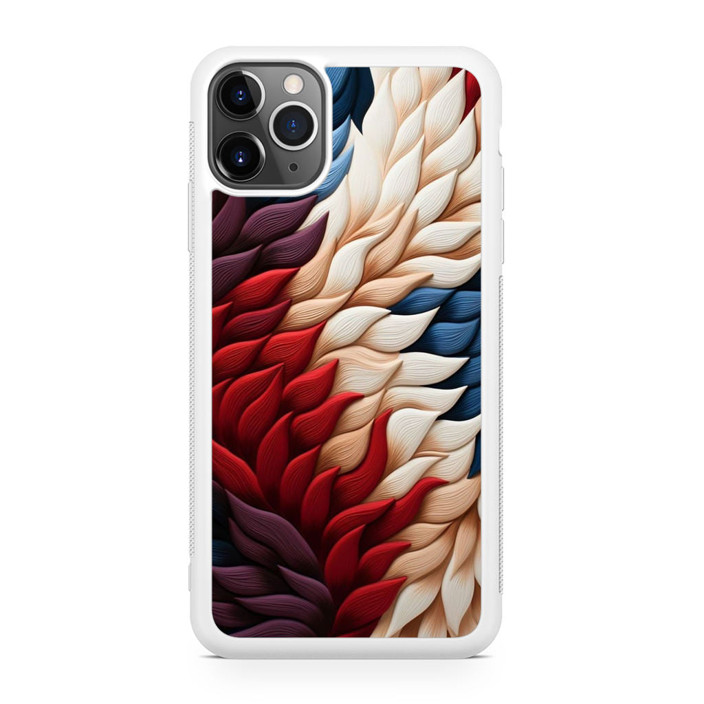 Colorful Feathers Art iPhone 11 Pro Max Case
