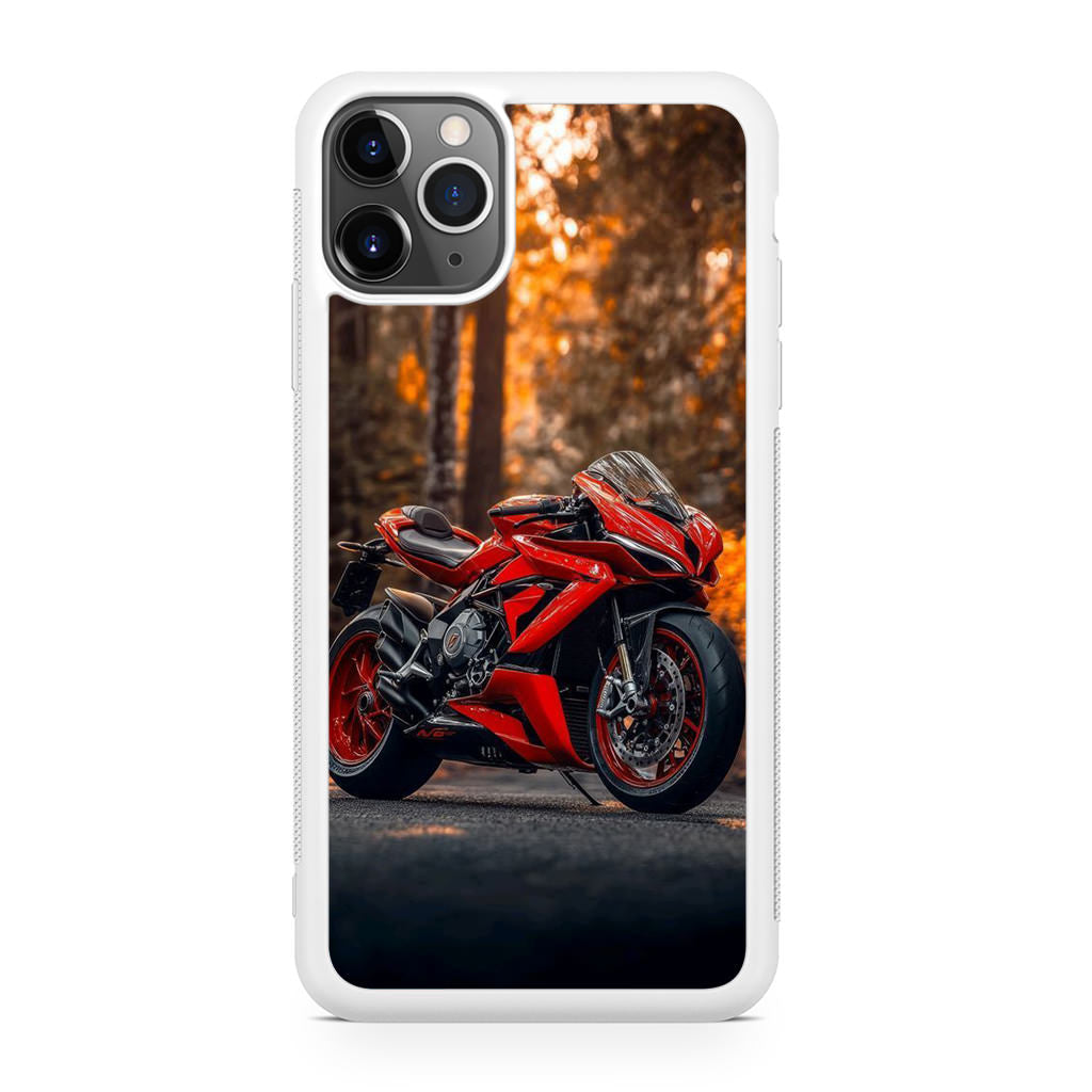 Crimson Velocity in Autumn Flame iPhone 11 Pro Case