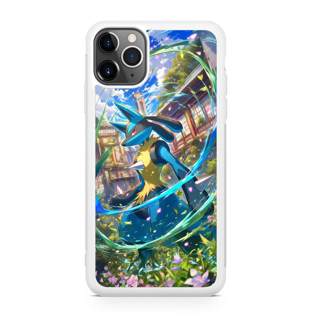 Lucario präkognitive Aura iPhone 11 Pro Max Hülle