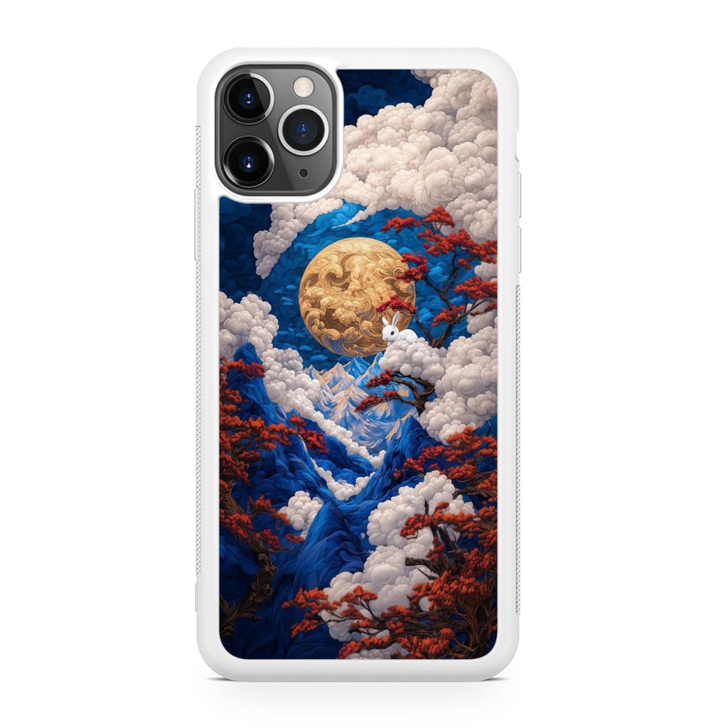 Mondschein-Flüstern Himmlische Gipfel iPhone 11 Pro Max Hülle