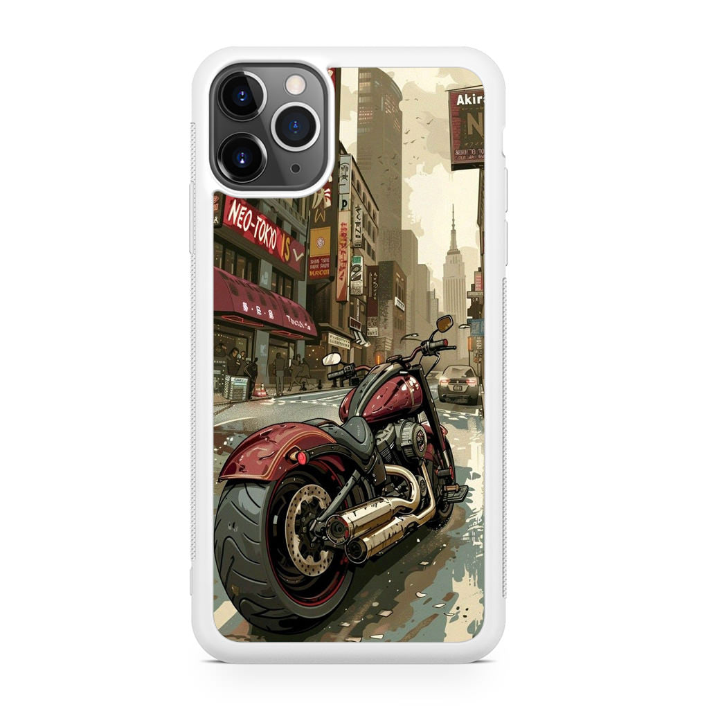Motorrad In Tokios Straßen iPhone 11 Pro Max Hülle