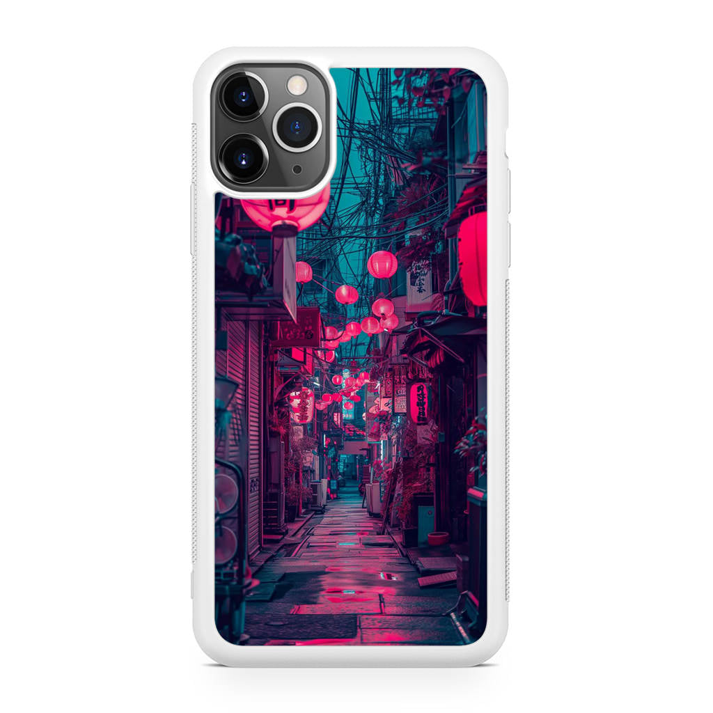 Neonadern des Nachtmarktes iPhone 11 Pro Max Case