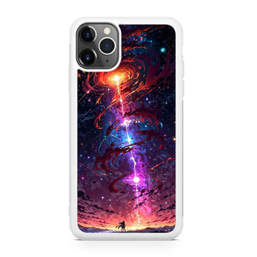 Stargazer at the Axis of Creation iPhone 11 Pro Max Case