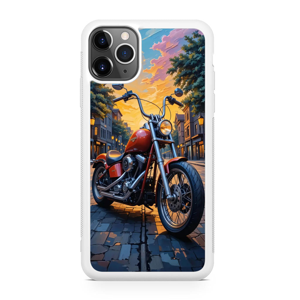 Sunset Thunder Ride Into the Glow iPhone 11 Pro Case