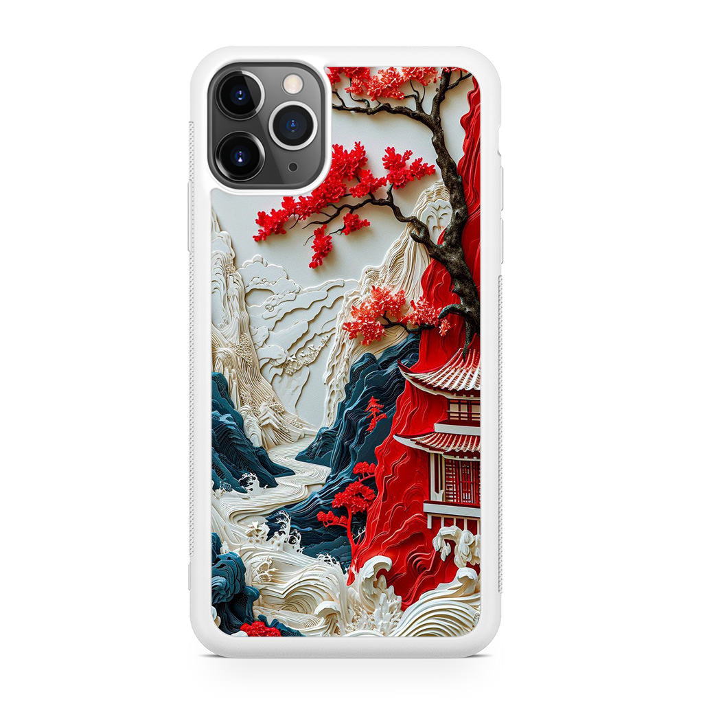 Whispers of the Crimson Zen iPhone 11 Pro Case