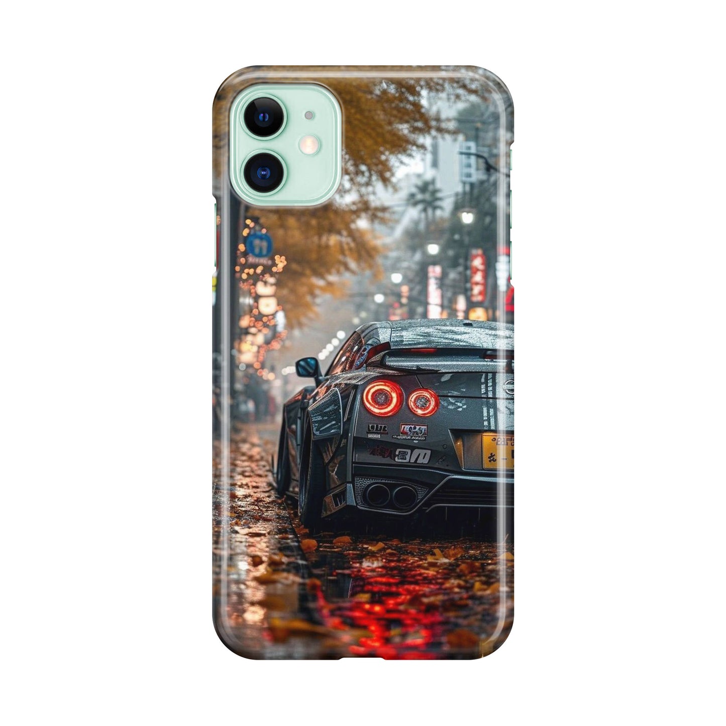 Neon Drift Autumn Streets iPhone 12 mini Case