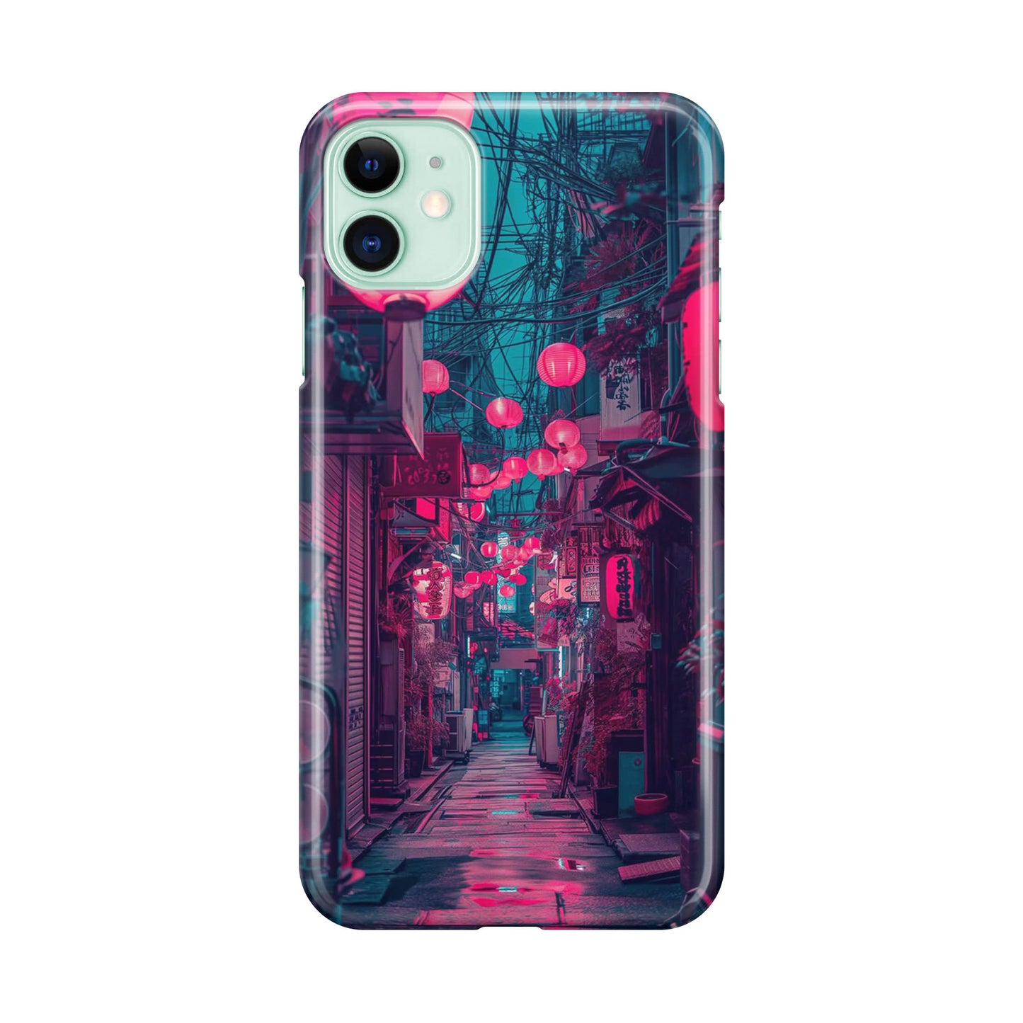 Neon Veins of the Night Market iPhone 12 mini Case