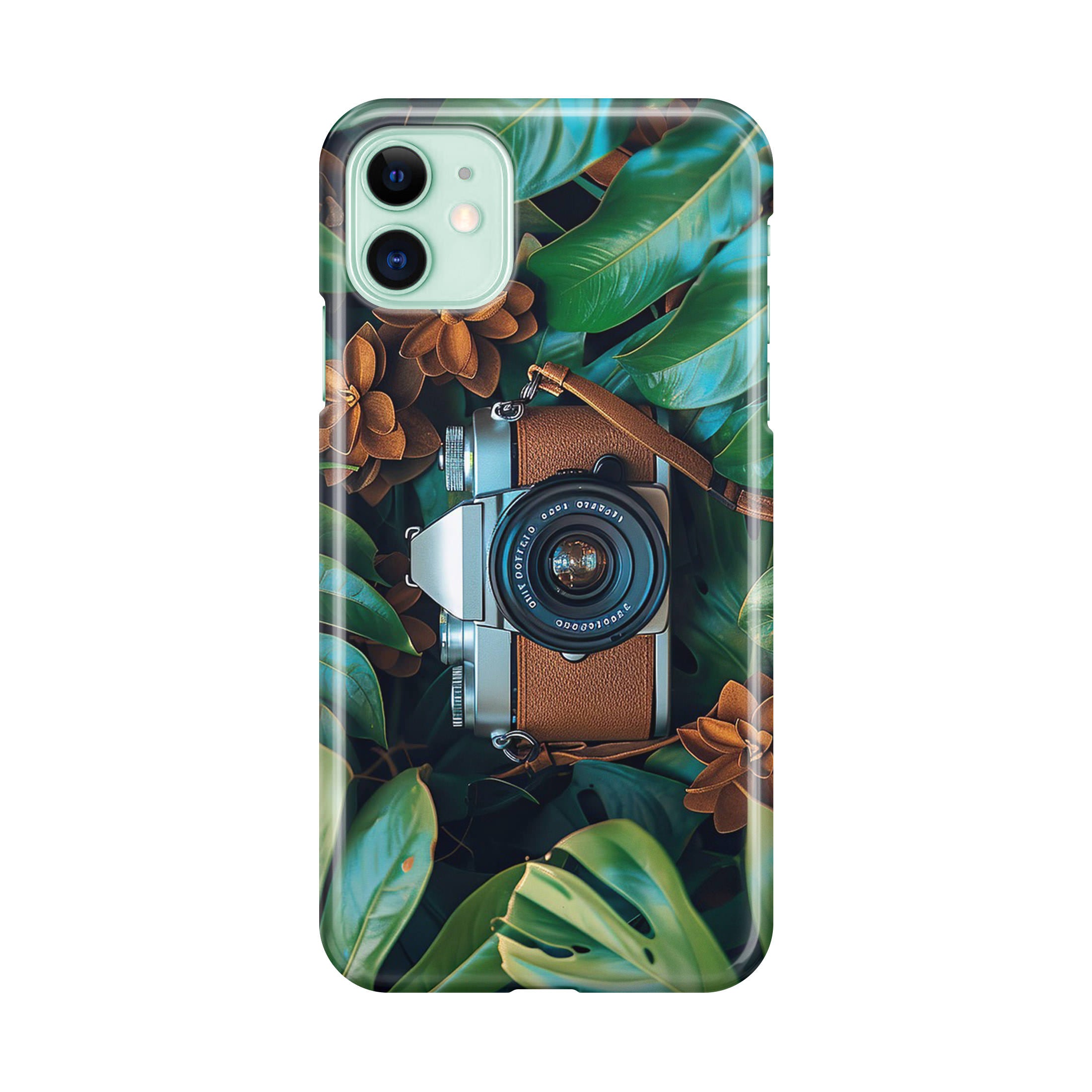 The Lens Between Leaves iPhone 11 Case