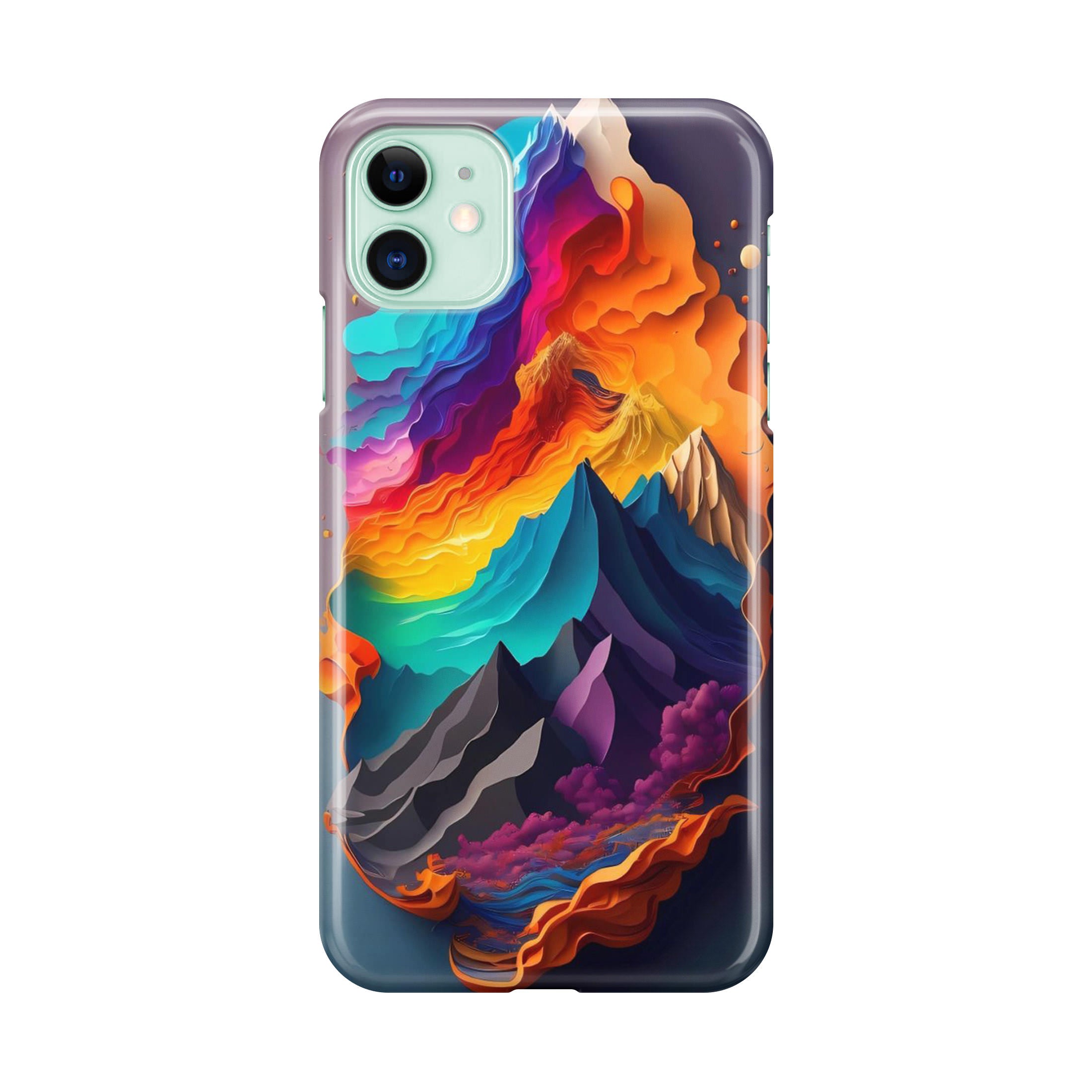 The Spectrum of Peaks iPhone 11 Case