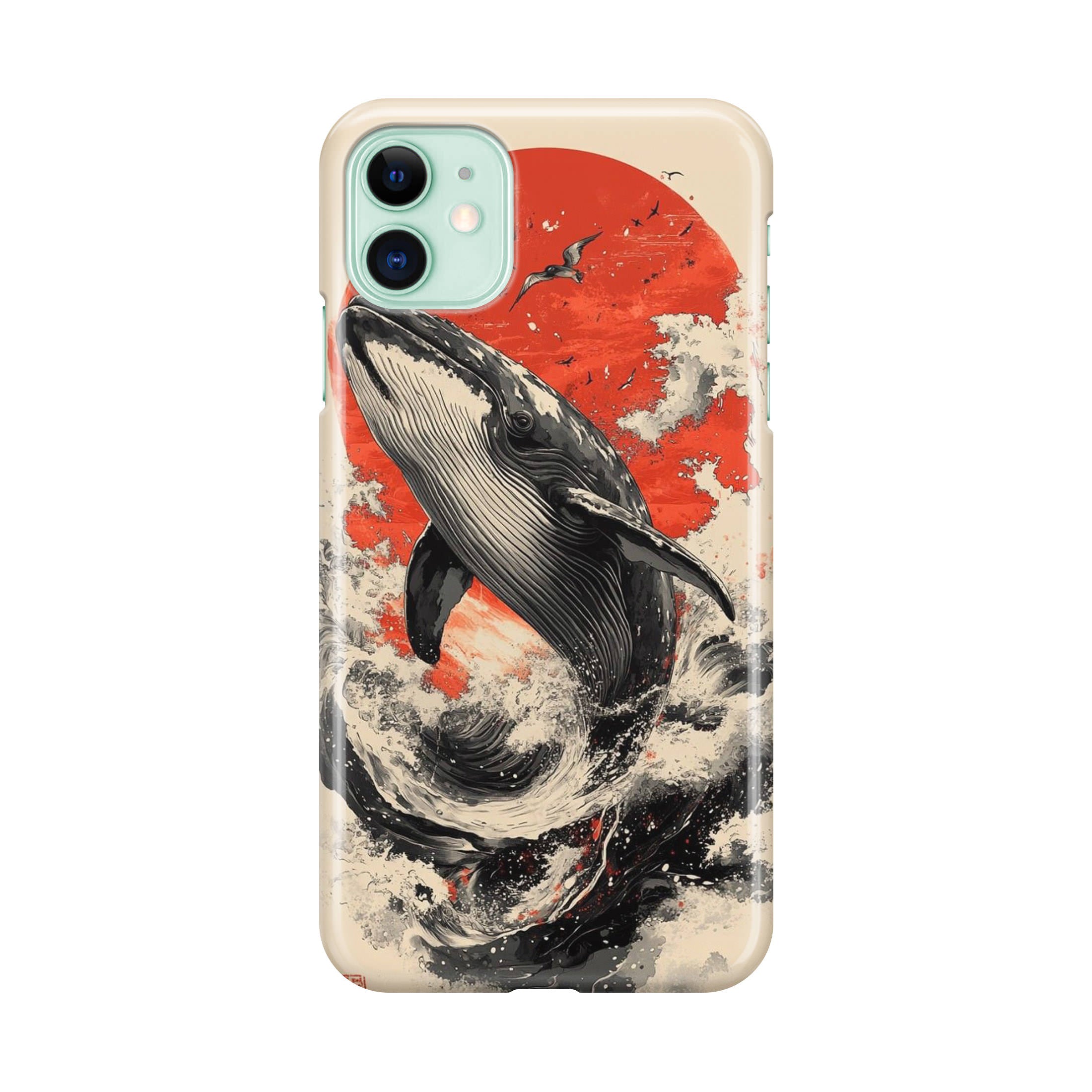 The Whale Rises iPhone 11 Case