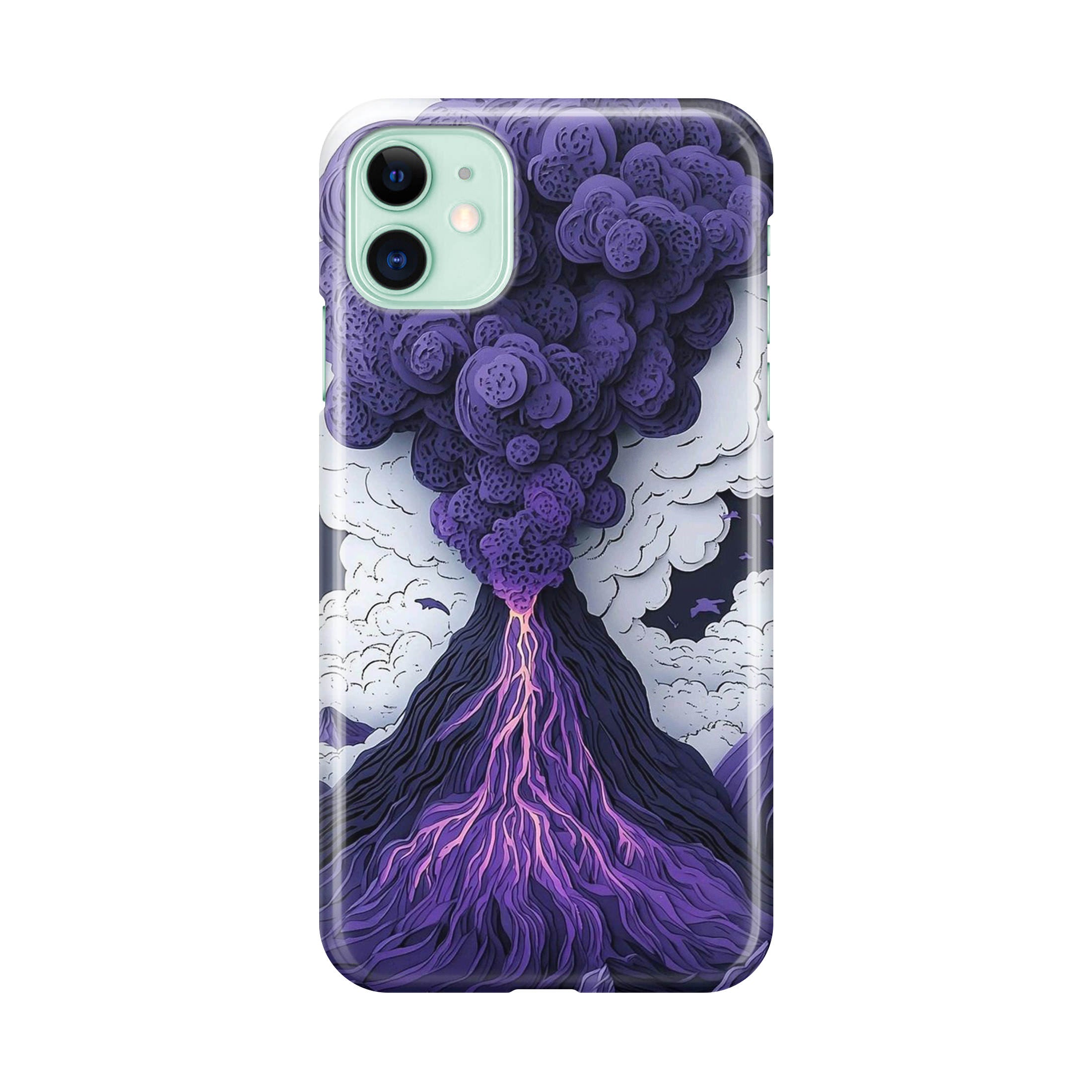 Violet Fury The Awakening Volcano iPhone 11 Case