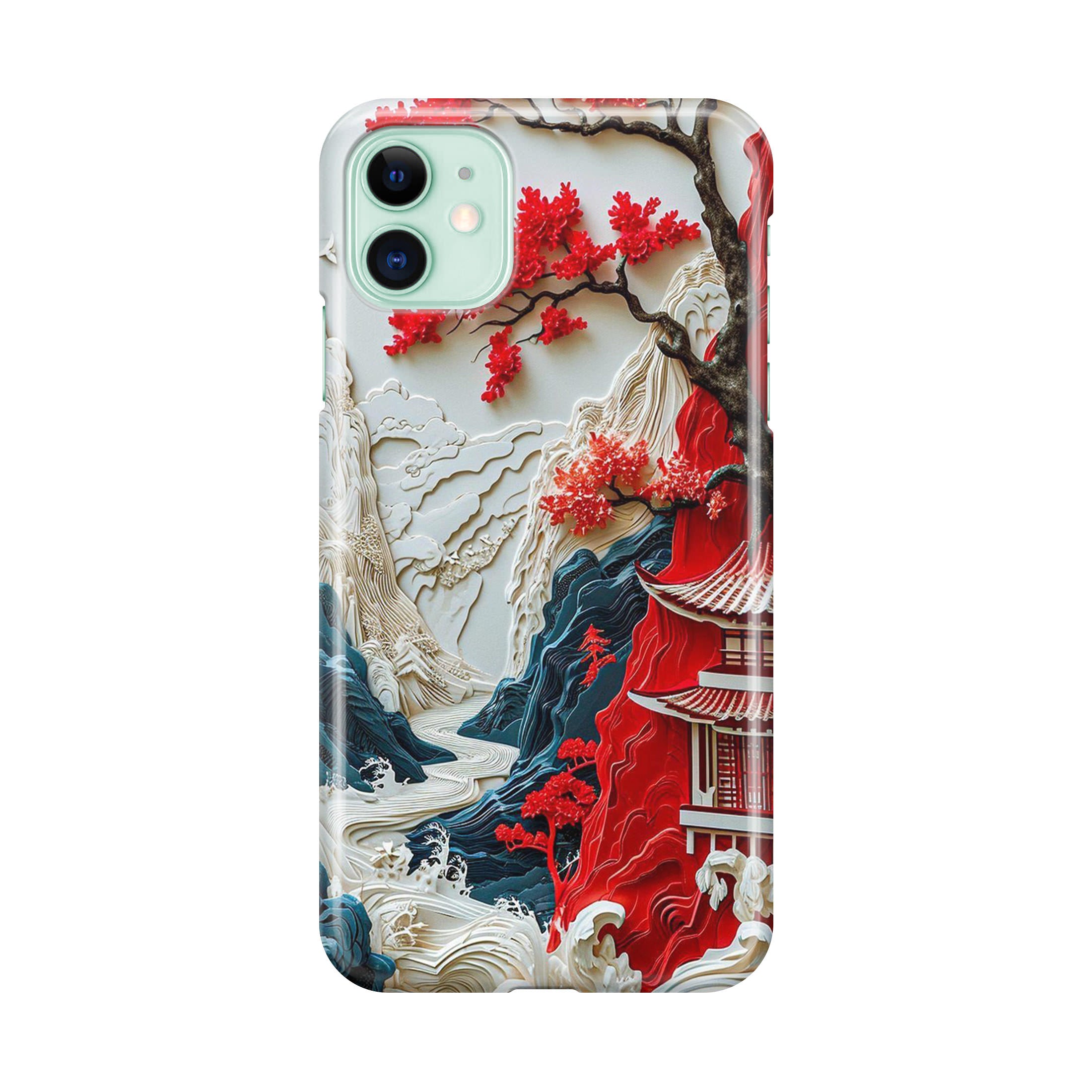 Whispers of the Crimson Zen iPhone 11 Case