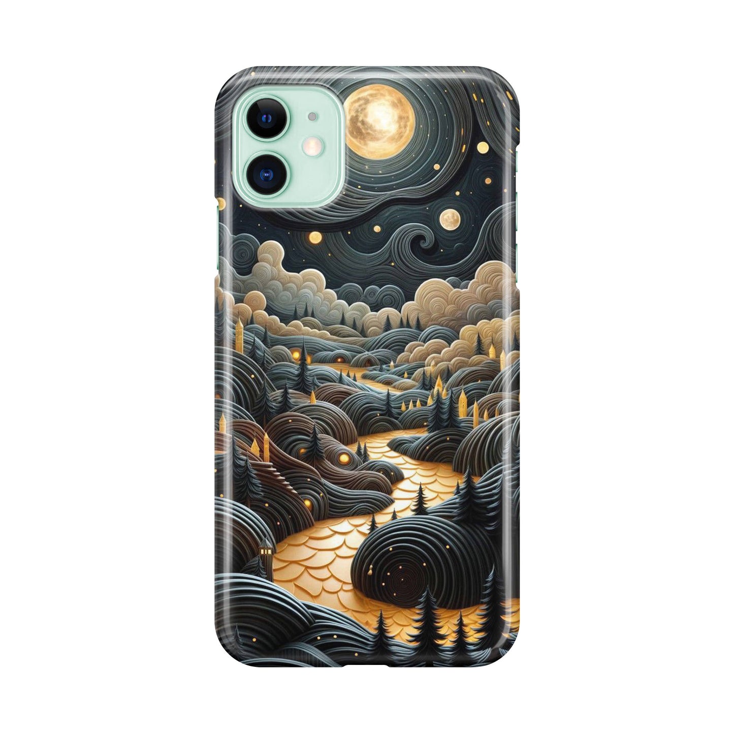 Whispers of the Lunar Valley iPhone 11 Case