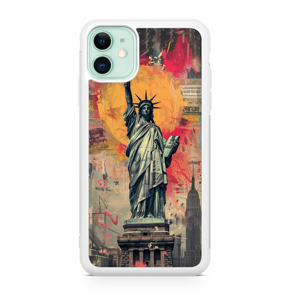 Canvas Art Statue of Liberty iPhone 12 mini Case