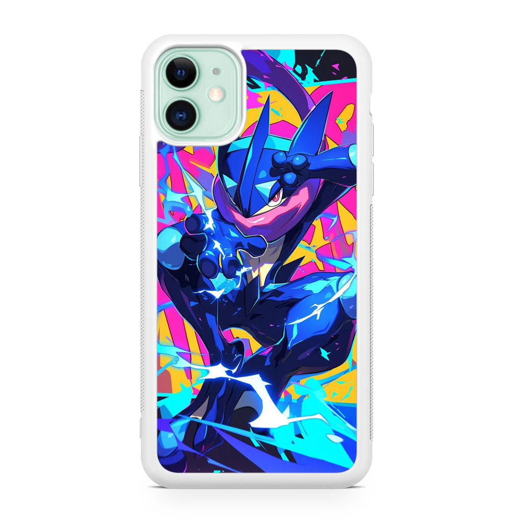 Greninja Aqua Blast iPhone 11 Case