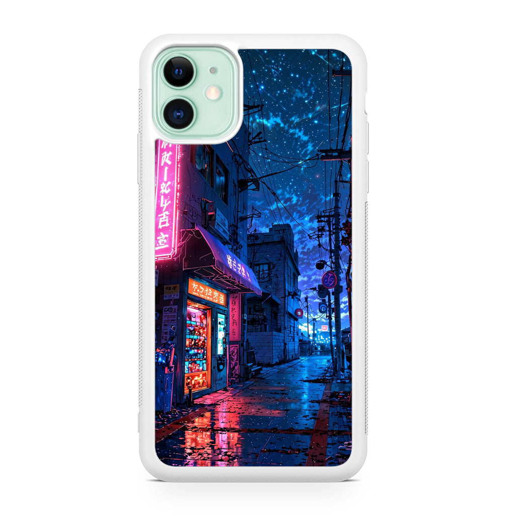 Japan Neon Reverie iPhone 11 Case
