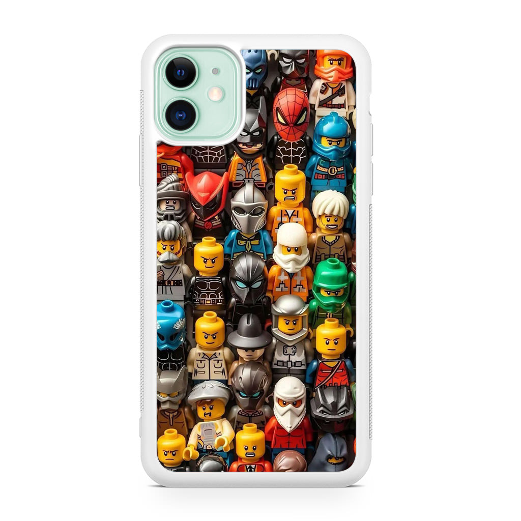 Mini Figures Heroes Assemble iPhone 11 Case
