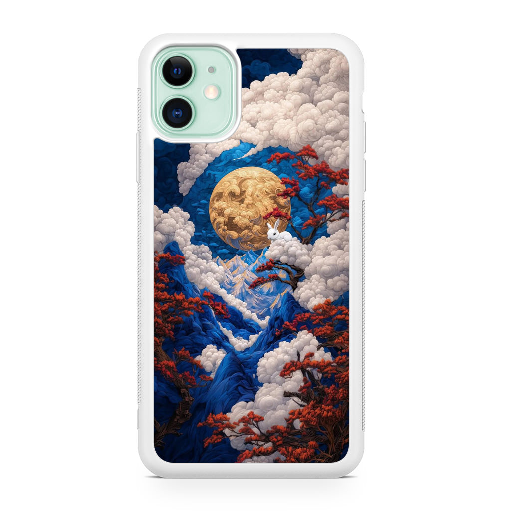 Moonlight Whispers Celestial Peaks iPhone 11 Case
