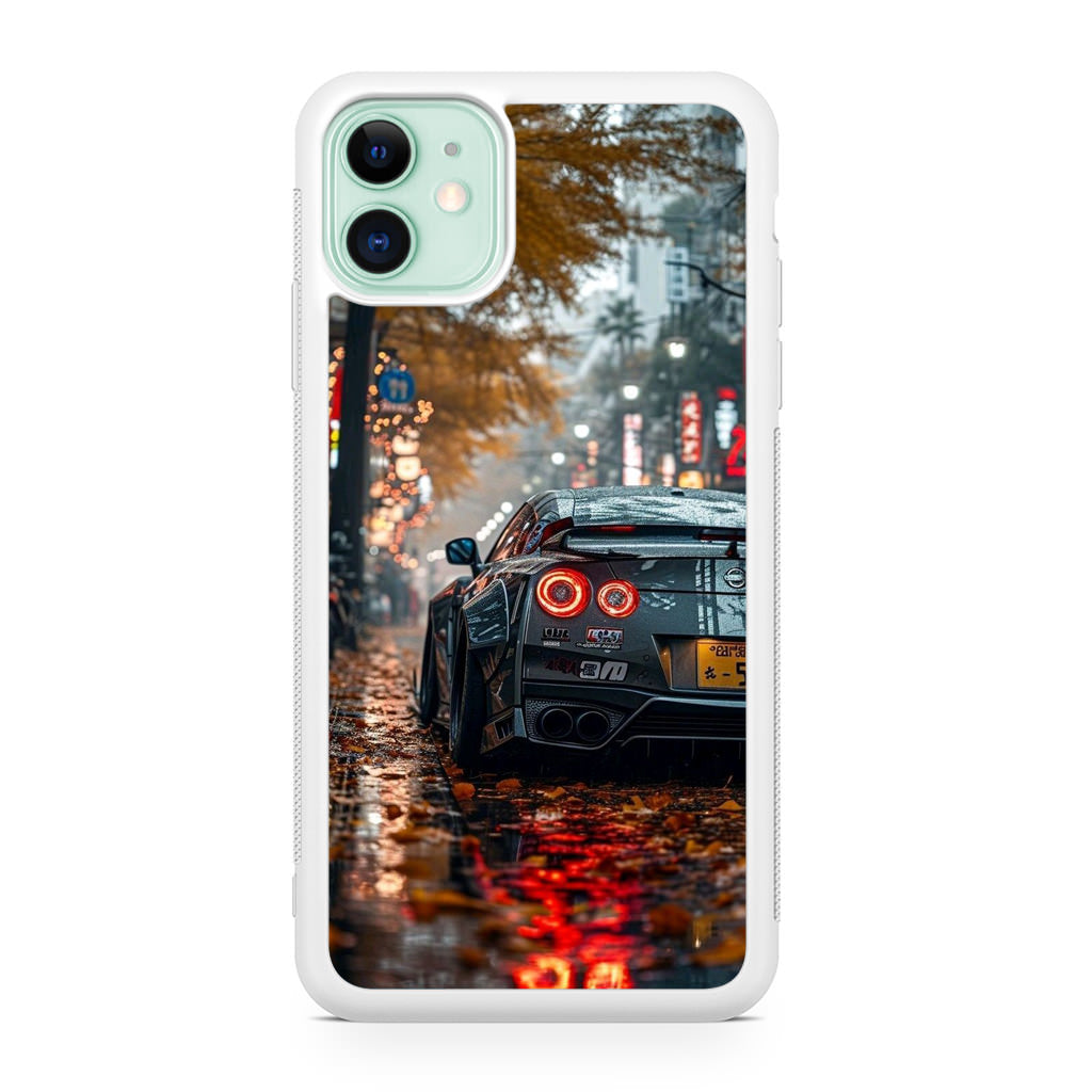 Neon Drift Autumn Streets iPhone 12 mini Case