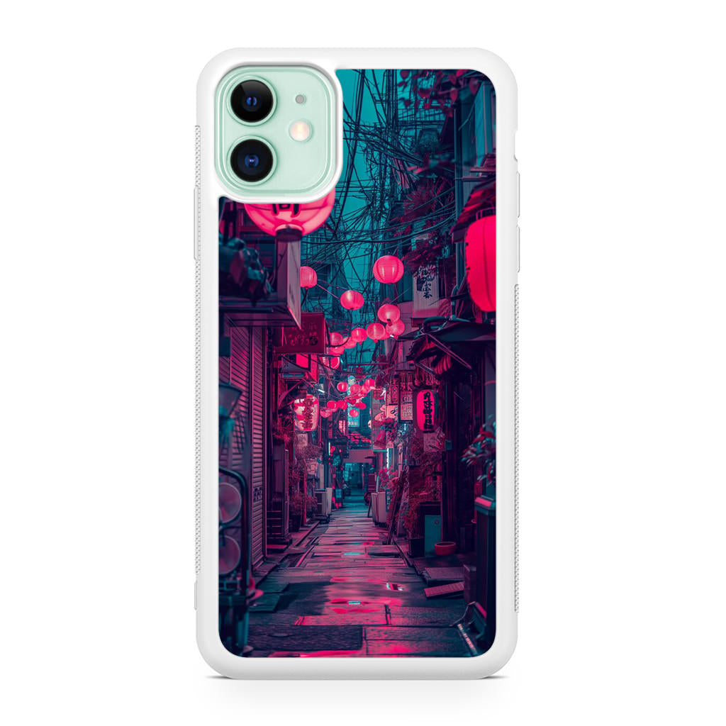 Neon Veins of the Night Market iPhone 11 Case