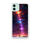 Stargazer at the Axis of Creation iPhone 12 mini Case