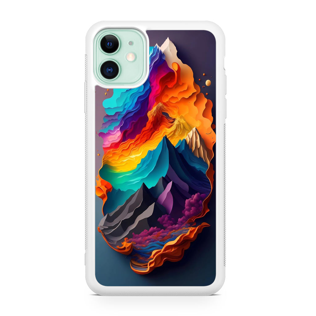 The Spectrum of Peaks iPhone 11 Case