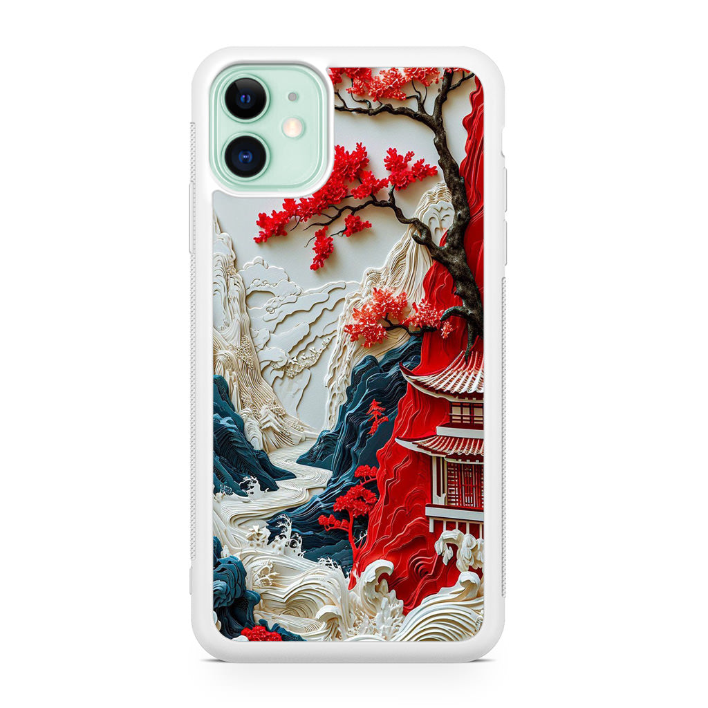 Whispers of the Crimson Zen iPhone 11 Case