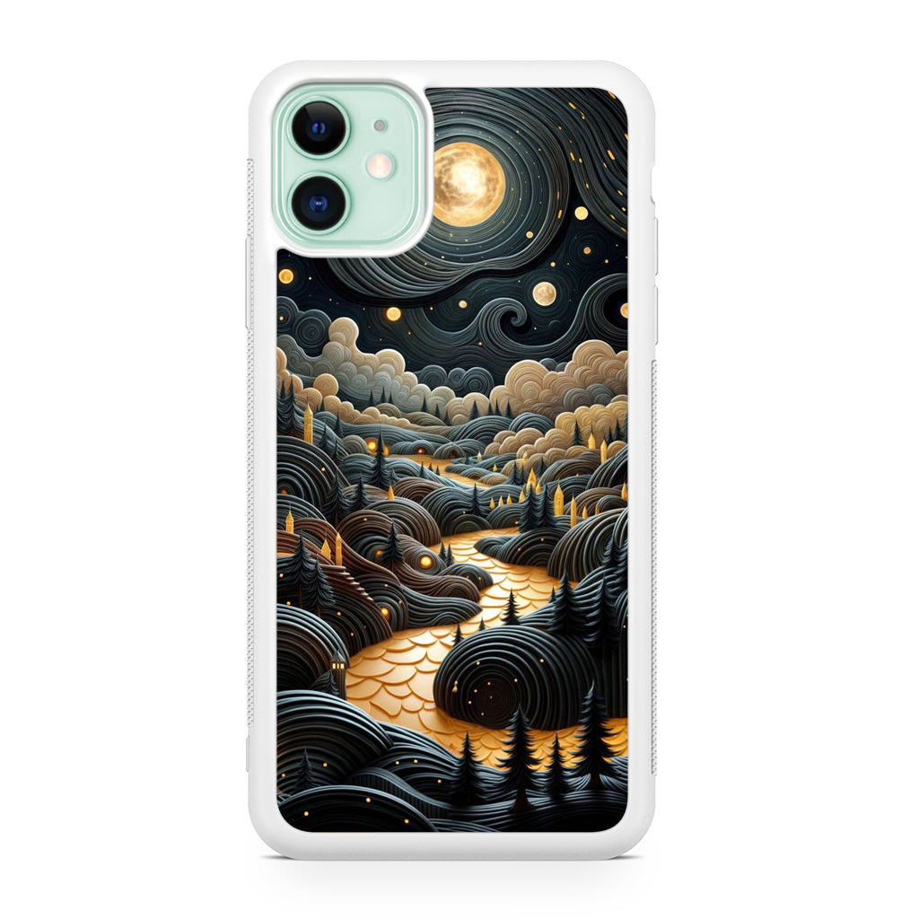 Whispers of the Lunar Valley iPhone 11 Case