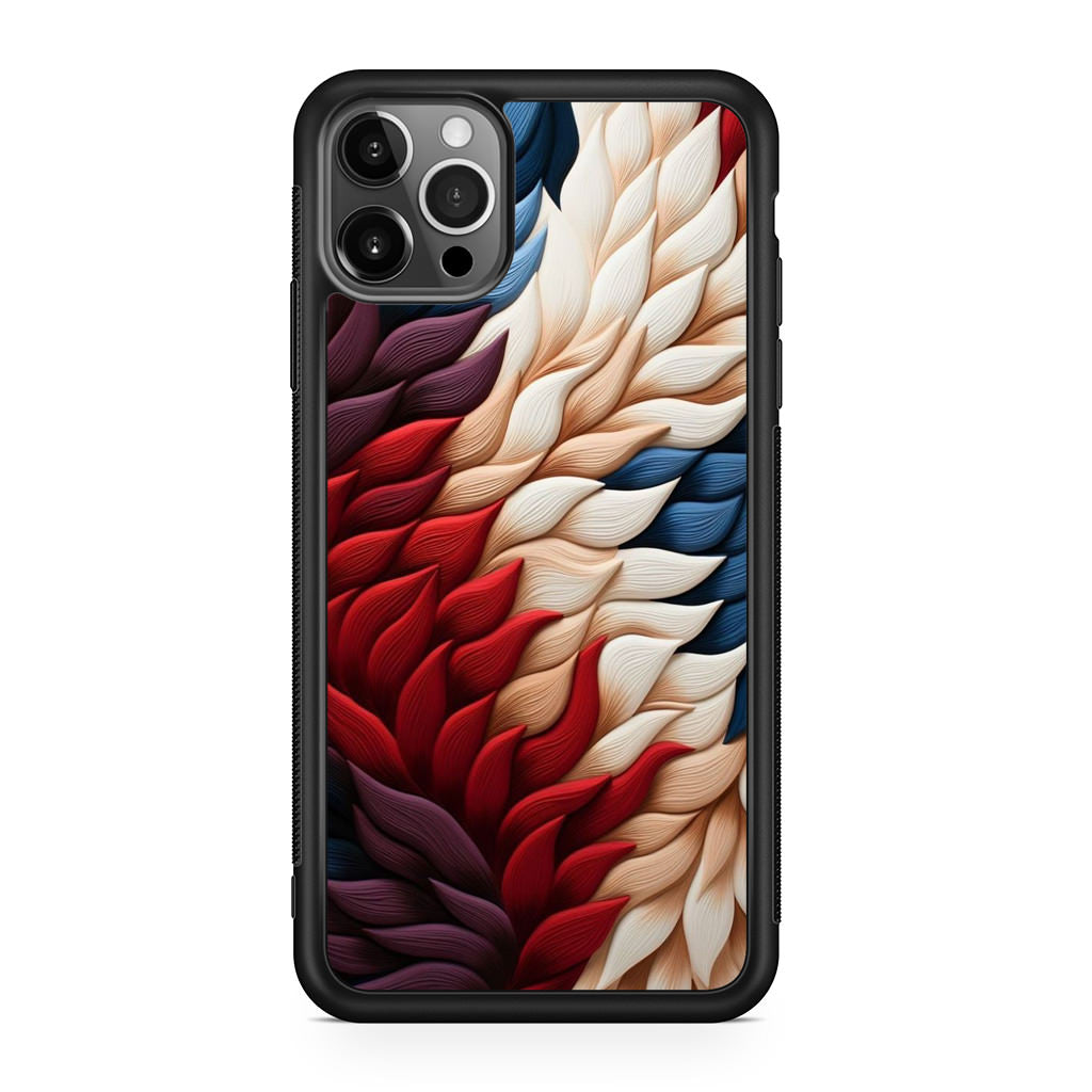 Colorful Feathers Art iPhone 12 Pro Case