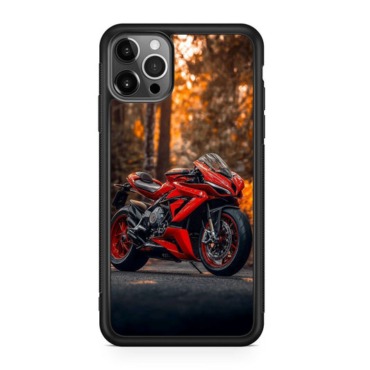 Crimson Velocity in Autumn Flame iPhone 12 Pro Max Case