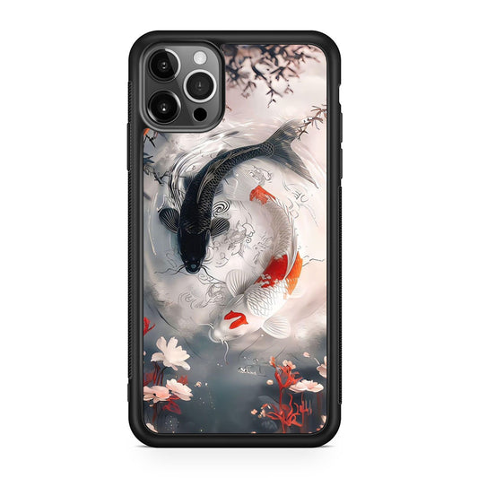 Eternal Balance of The Koi Spirits iPhone 12 Pro Max Case