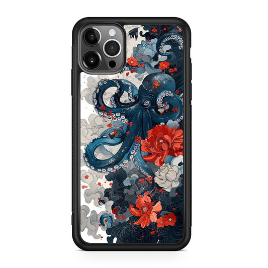 Floral Kraken iPhone 12 Pro Max Case