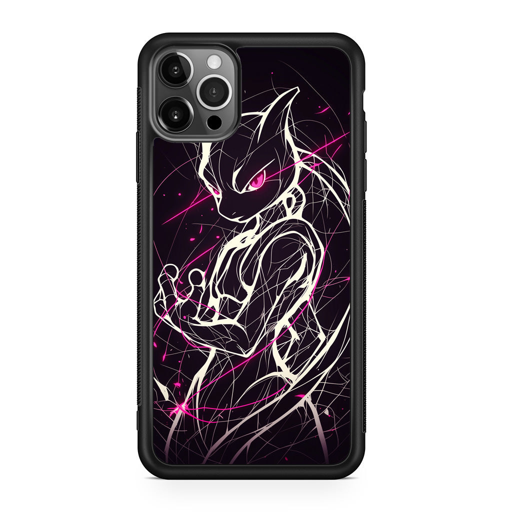 Mewtwo Cosmic Energy iPhone 12 Pro Case