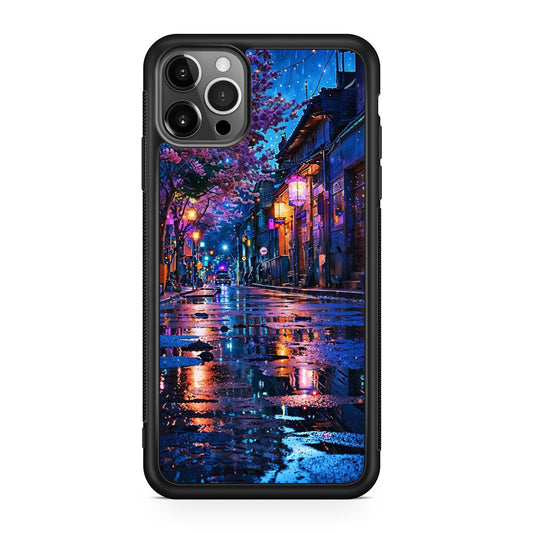 Midnight Sakura Glow iPhone 12 Pro Max Case