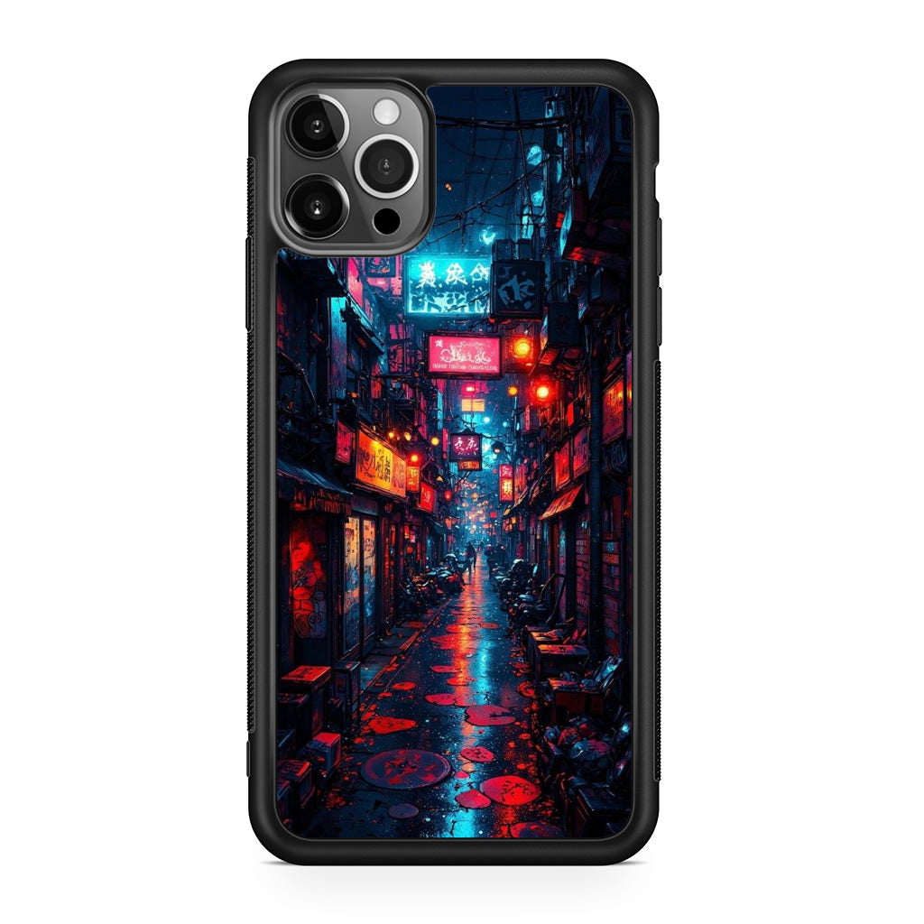 Neon Veins Of The Cyber City iPhone 12 Pro Case