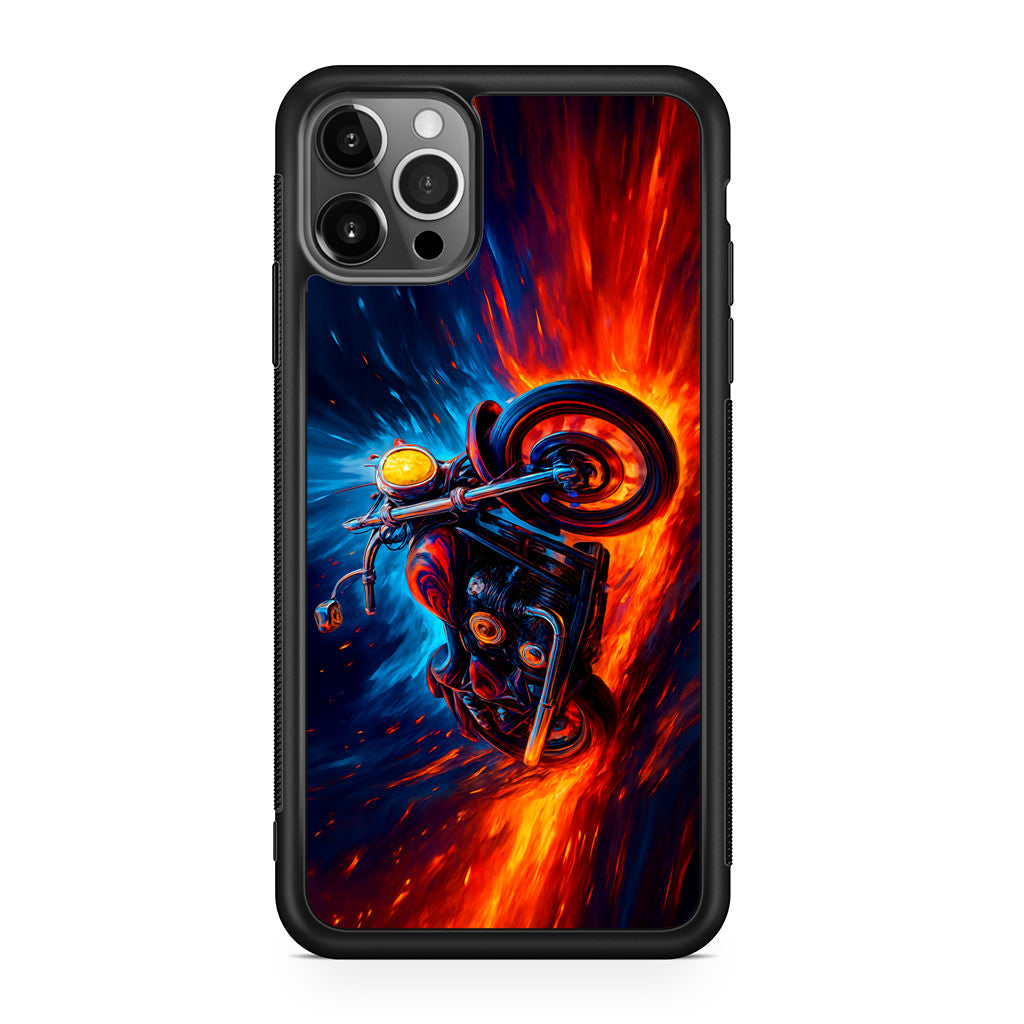 Ride Through Fire and Ice iPhone 12 Pro Case