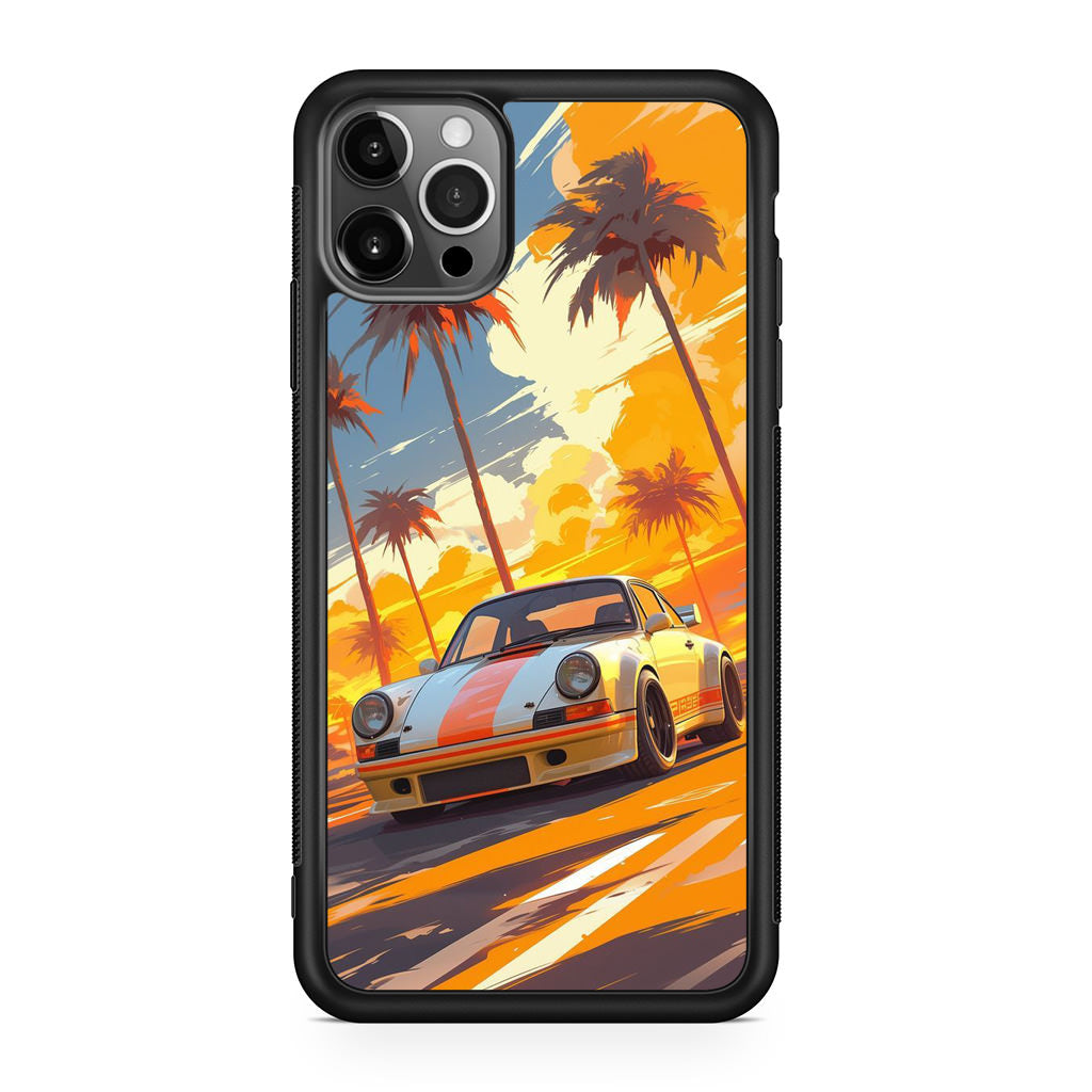 Turbo Dreams in Neon Palms iPhone 12 Pro Max Case