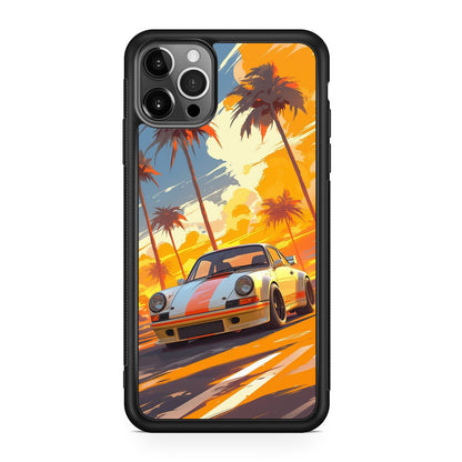 Turbo Dreams in Neon Palms iPhone 12 Pro Max Case