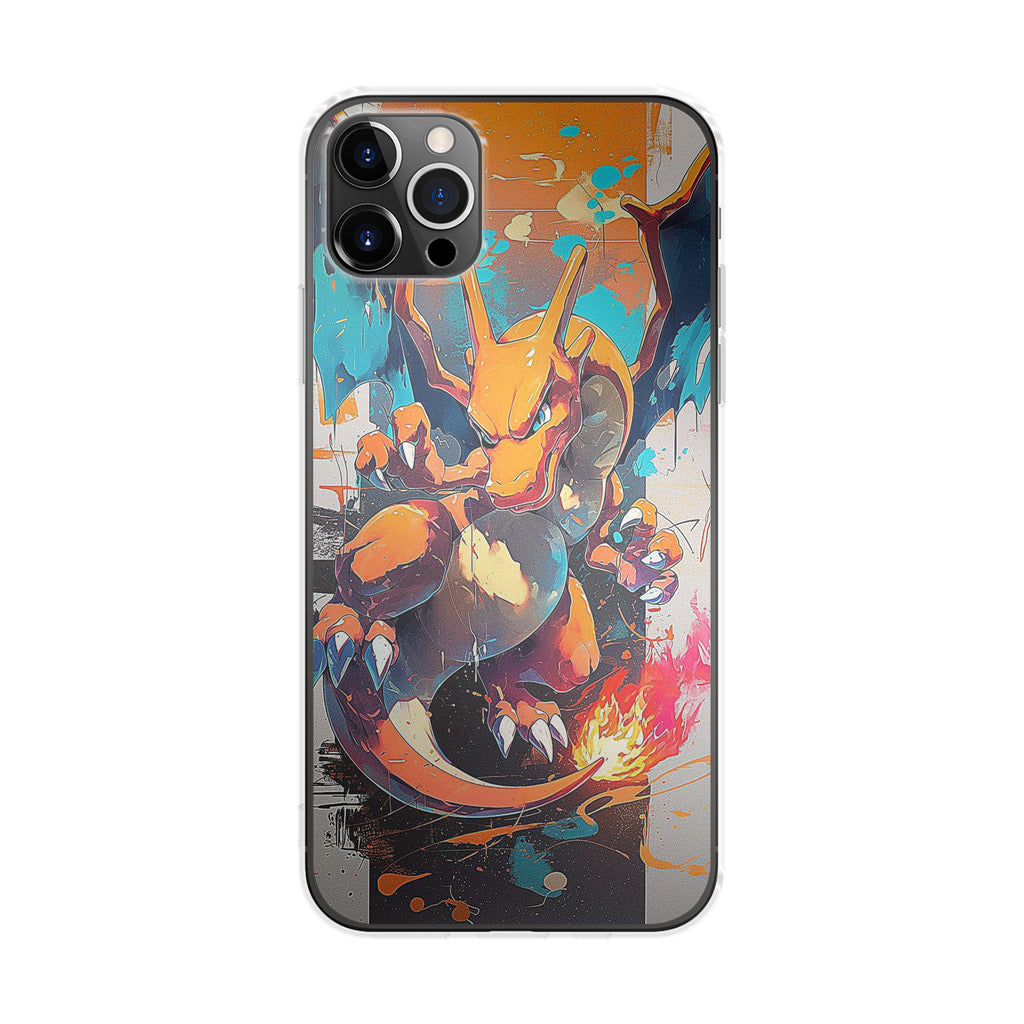 Charizard Inferno on Canvas iPhone 12 Pro Case