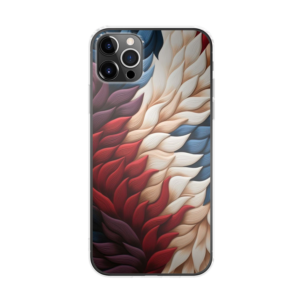 Colorful Feathers Art iPhone 12 Pro Case