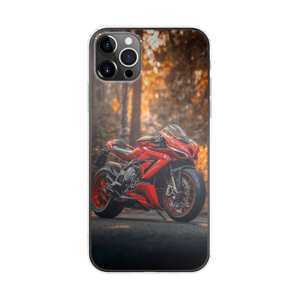 Crimson Velocity in Autumn Flame iPhone 12 Pro Case