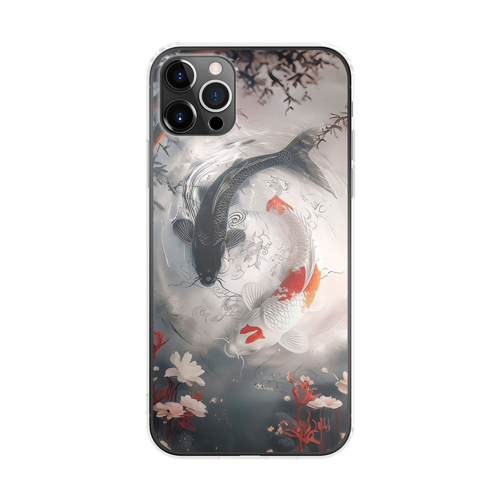 Eternal Balance of The Koi Spirits iPhone 12 Pro Max Case