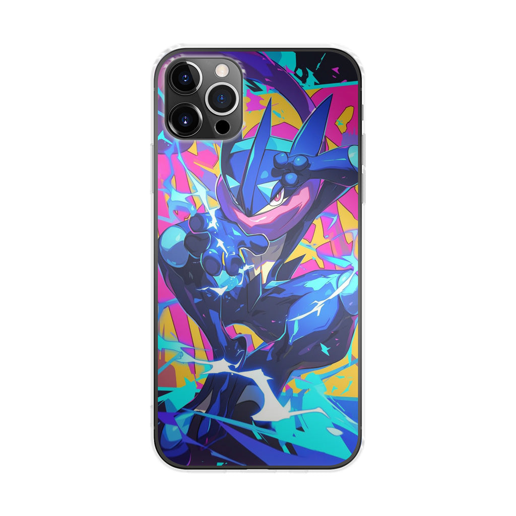 Greninja Aqua Blast iPhone 12 Pro Case