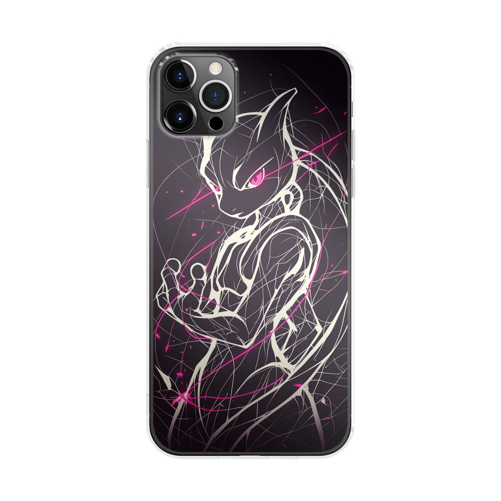 Mewtwo Cosmic Energy iPhone 12 Pro Case