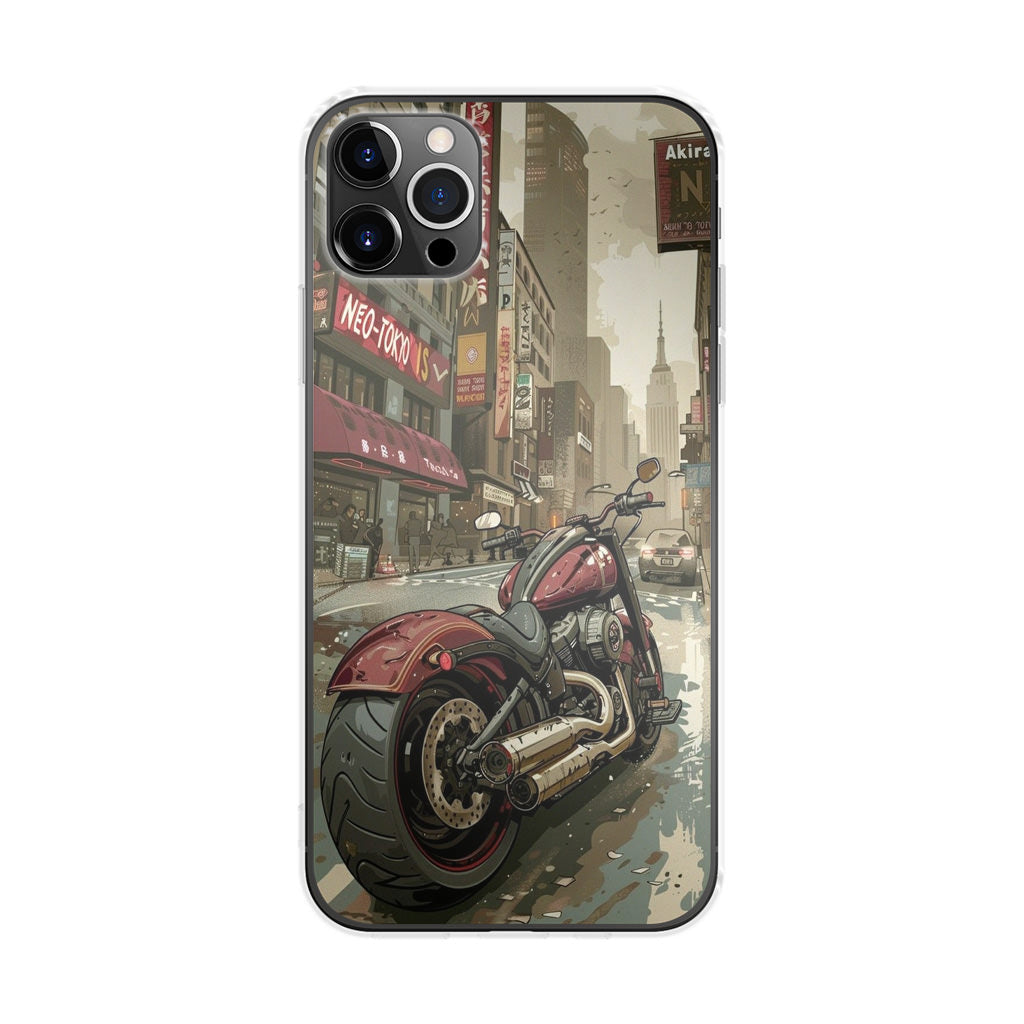 Motorcycle In Tokyo Streets iPhone 12 Pro Case