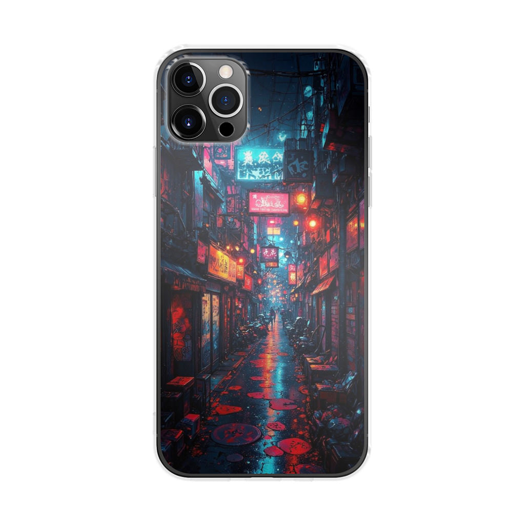 Neon Veins Of The Cyber City iPhone 12 Pro Case